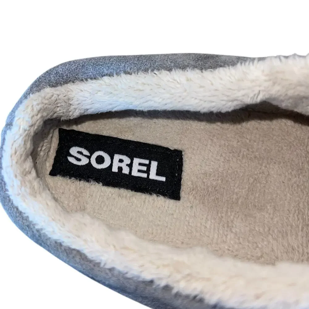 Sorel Youth Mules Suede Sherpa